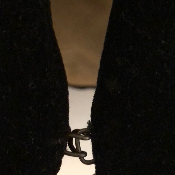 Military-style velvet blazer - Picture 4 of 4